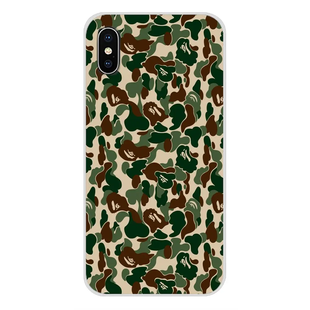 Аксессуары чехлы для телефонов камуфляжные Чехлы Apple iPhone X XR XS MAX 4 4S 5 5S 5C SE 6 6S 7 8 Plus
