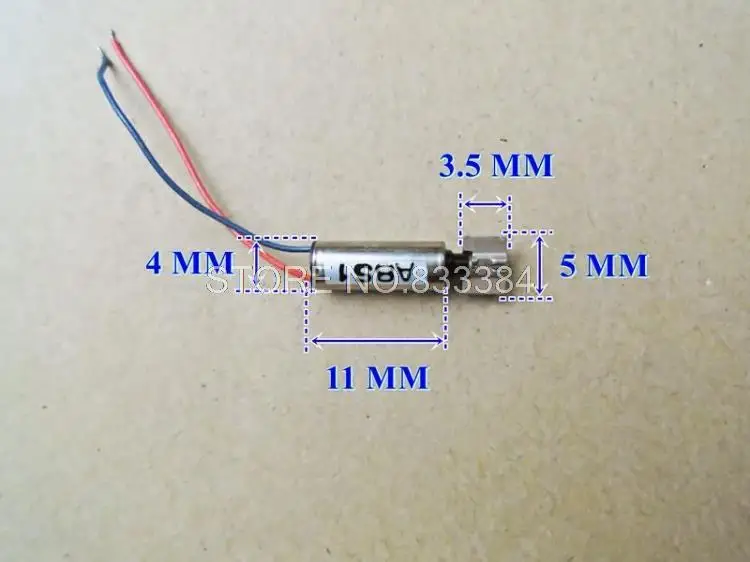 Горячие продаж 10 шт. без сердечника двигателя с вибрацией мини двигатели микро 4 x