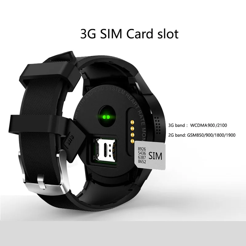 K98H 3g Смарт-часы Android 4,1 OS MTK6572A ram 512MB rom 4G поддержка nano sim-карты gps wifi сердечного ритма мужские умные наручные часы