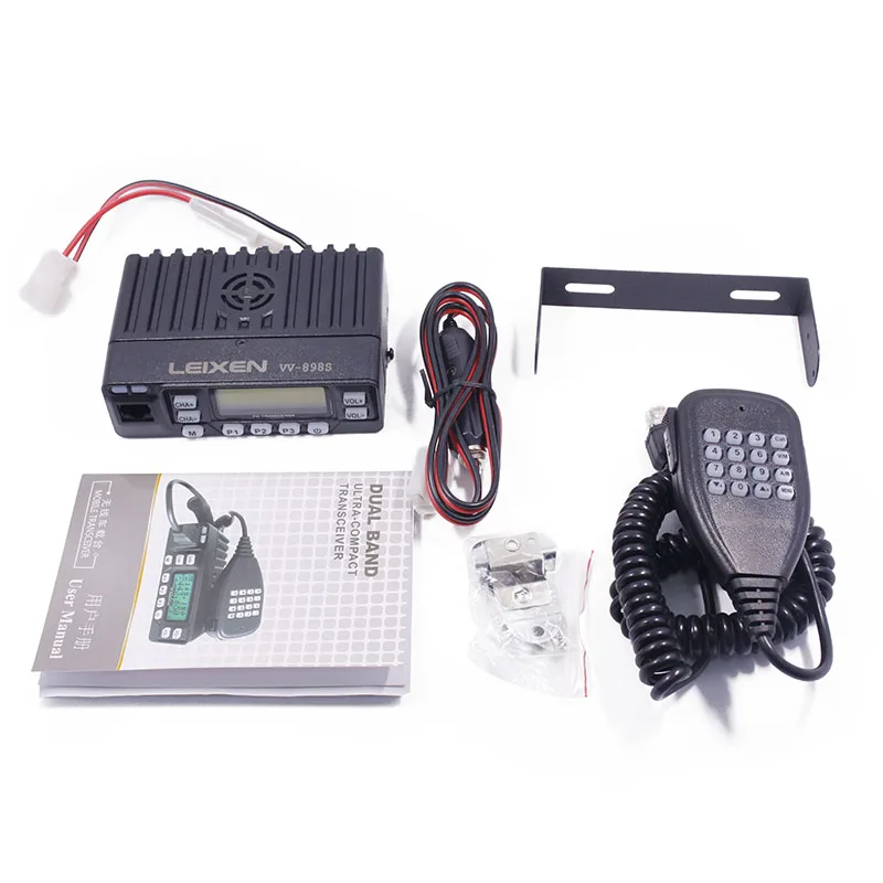 LEIXEN мини радиоприемник 25 Вт два диапазона VHF UHF 144/430 МГц L/M/H:4 Вт/10 Вт/25 мобильное