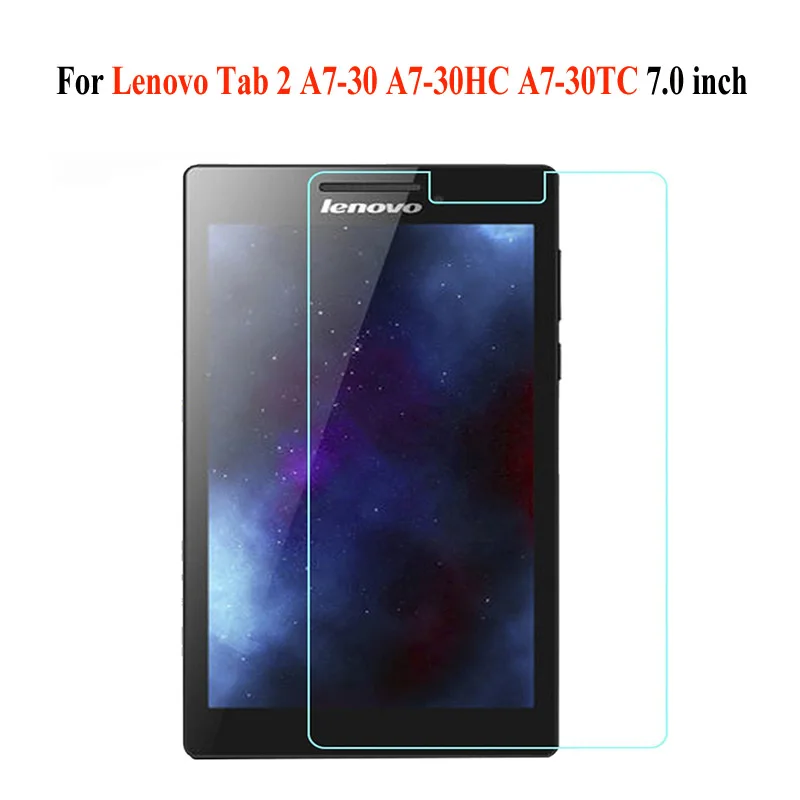 Lenovo A7-30 С уровнем твердости 9H закаленное Стекло пленка для lenovo Tab 2 A7-10 A7-20F A7-30HC A8-50F A10-30F A10-70F 7,0 8,0 10,1 дюймов протектор Стекло пленка - Цвет: Lenovo A7-30