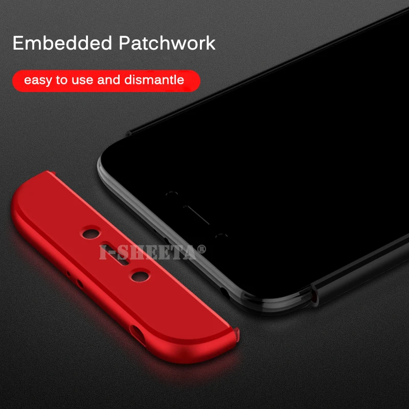 Shockproof 3 in 1 Design Case for Xiaomi Redmi Note 5A Y1 Lite 360 Full Coverage For Prime Matte Hard Rugged Back Cover |