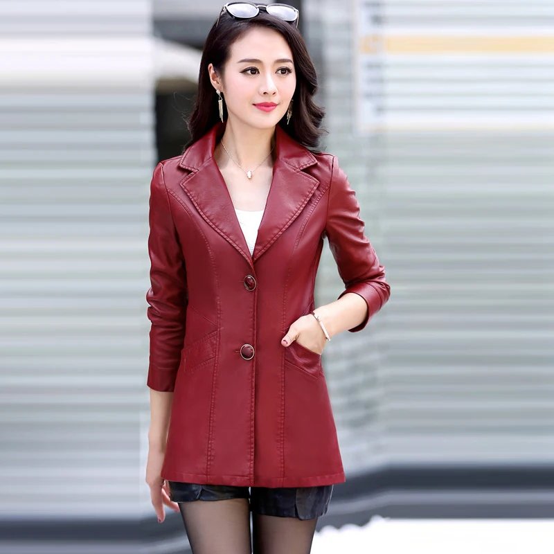 Новинка 2017 осенне зимняя женская модная черная ветровка длинная куртка из