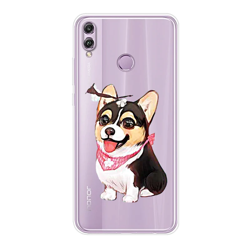 For Huawei Honor 8X 6.5 Inch Phone Cover Case Soft Tpu Protective Printed Funda JSN-AL00 |