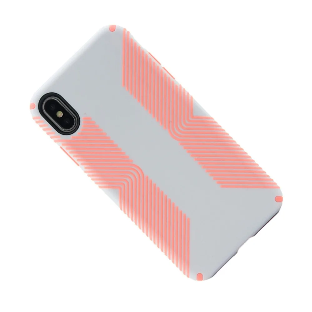 ТПУ PC полосатый узор чехол для телефона для iPhone XS Max XR X 8 7plus чехол для телефона современный деловой стиль цветной