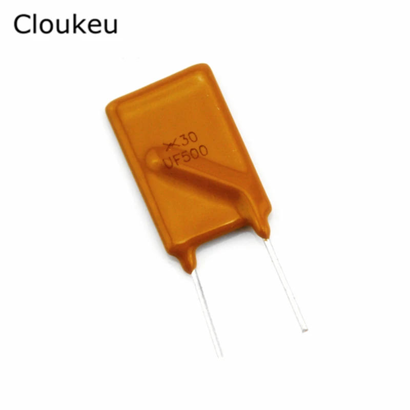 

10Pcs RUEF500 PPTC Resettable fuse 30V 5A 5000MA UF500