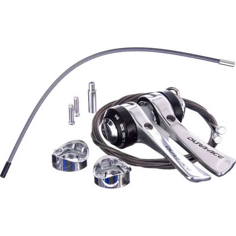 Shimano Тормозные колодки Dura Ace SL 7900 вниз трубки шифтеры серебро пара 2/3x10 Скорость|dura