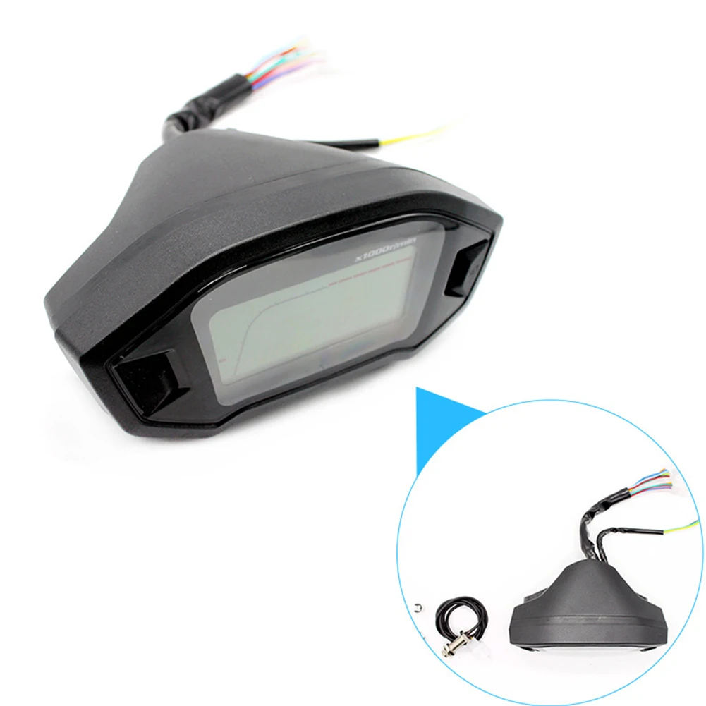 Refit прочный одометр легко установить подсветка мотоцикла использовать ЖК