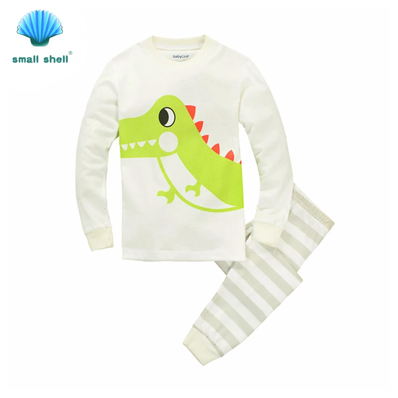 small shell 2016 autumn style children kids clothing sets baby girls clothes suits leisure wear Lovely dinosaur printing F0068 | Детская