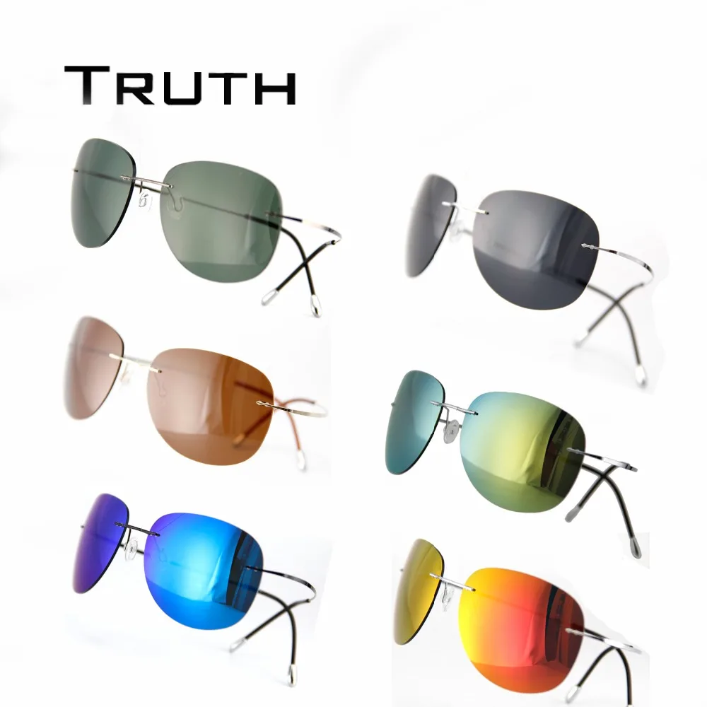 Правда очки авиаторы солнцезащитные Титан поляризованные Роскошные