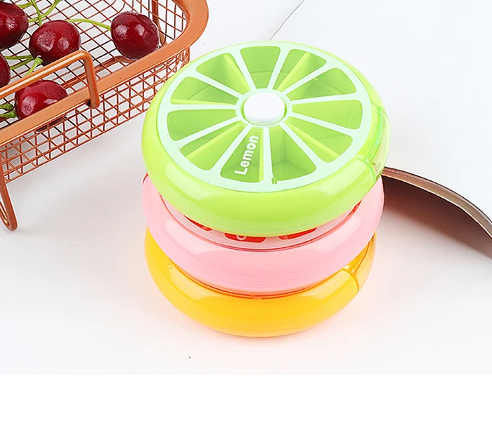 Ящик для хранения фруктовых таблеток переносные футляры витаминов органайзер