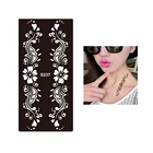 1 шт. водонепроницаемый трафарет из искусственной кожи в форме сердца и цветка для женщин и мужчин, макияж, татуировка, браслет, ювелирные изделия, наклейка, S237