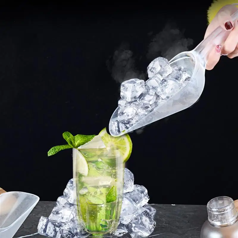 4 шт. мини пластиковая Лопата для льда кухонная Мука еда конфеты Мороженое Совок