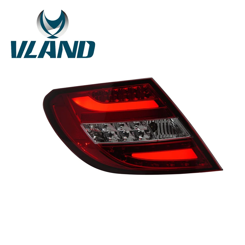 VLAND завод для автомобилей Taillamp W204 светодиодный задний светильник 2007 2010 C180 C200 C300 с