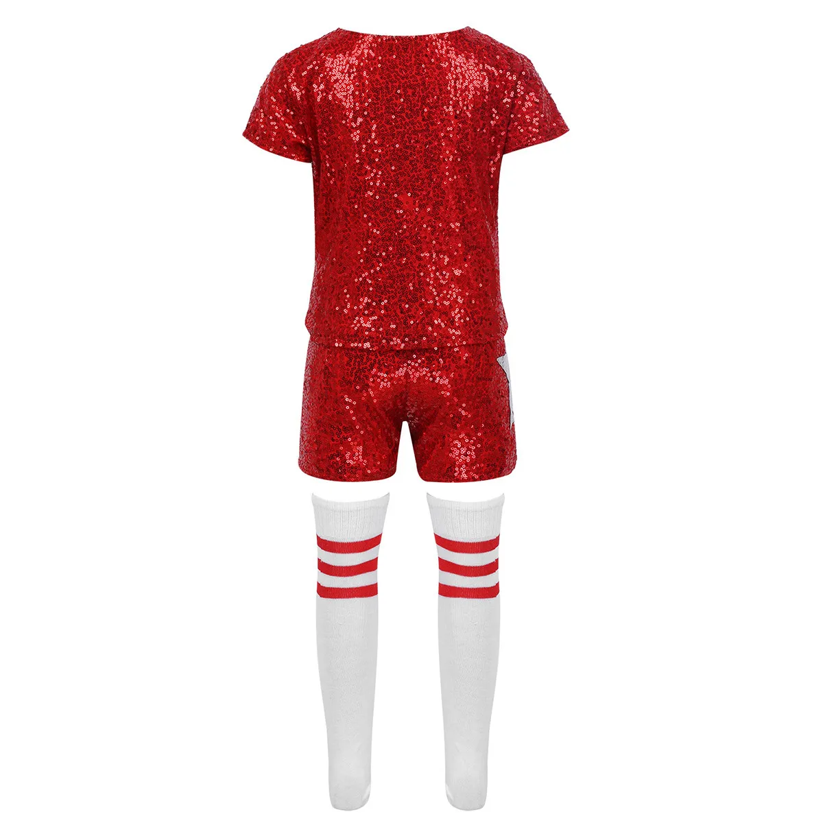 Детский костюм черлидеров для девочек современный джазовый танцевальный