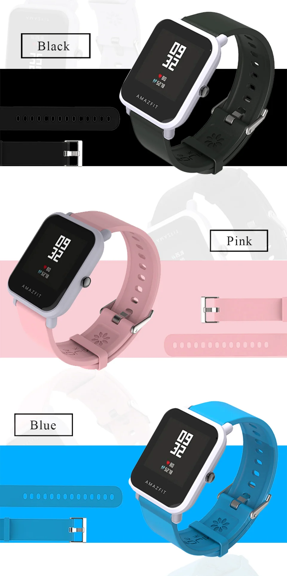 20 мм ремешок для Amazfit GTS силиконовый ремешок для Xiaomi Huami Amazfit Bip BIT PACE Lite Молодежные умные часы браслет
