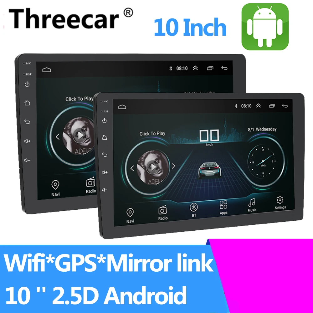 10 inch 9 ''10'' Android автомобильное радио 2.5D gps навигация Авторадио Мультимедиа dvd-плеер Bluetooth wifi Зеркало Ссылка 2 Din аудио стерео - Цвет: 10 inch