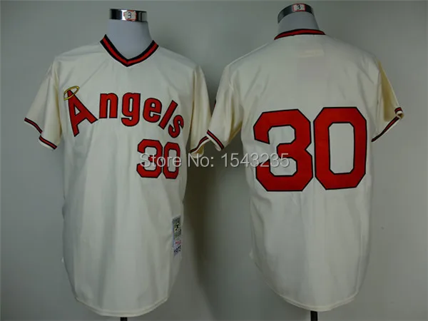 Mens authentic Los Angeles Anaheim Angels 30 Nolan Ryan Throwback baseball  Jersey for sale Best Quality Stitched S-3XL