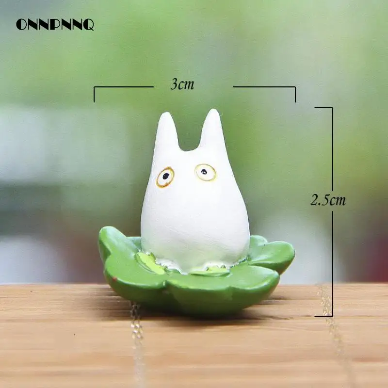 Кавайные фигурки Тоторо из мультфильма сделай сам с зеленой травой|figurine totoro|figurine