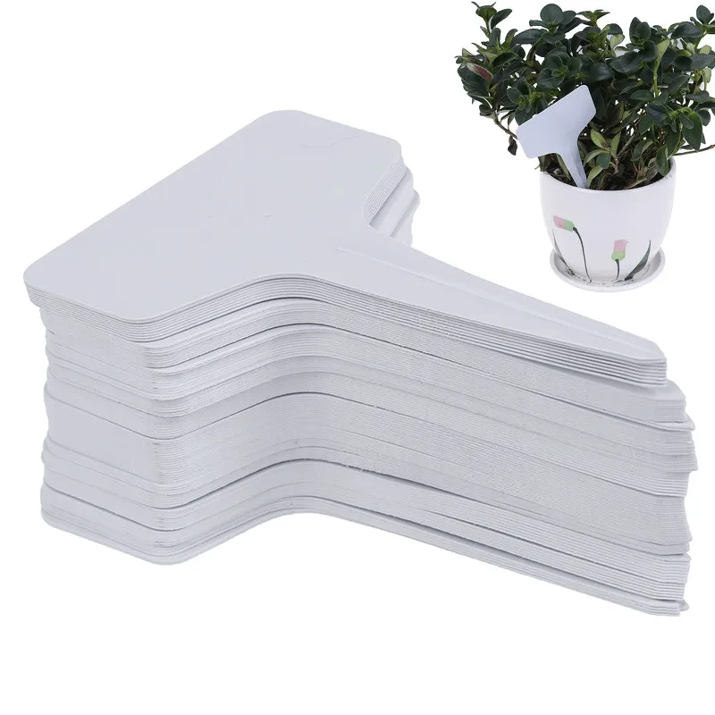 100 шт. белые садовые этикетки садовый завод пластиковая письменная пластина