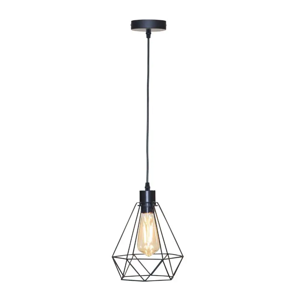 

Retro Industrial Style Diamond Celling Lamp For Coffee Shop Clothing Shop Restaurant Modern Light