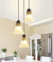 american living room lamp mediterranean style glass chandelier modern simple personalized creative bedroom retro lamp