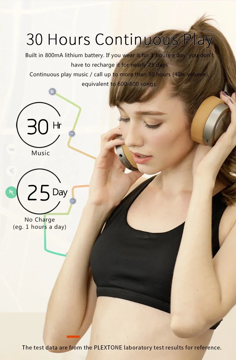 Plextone BT270 беспроводные наушники Auriculares Bluetooth гарнитура Bluetooth наушники Hands Free