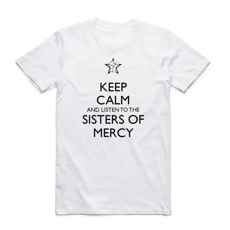 Мужская футболка с короткими рукавами и круглым вырезом The Sisters Of Mercy летняя в