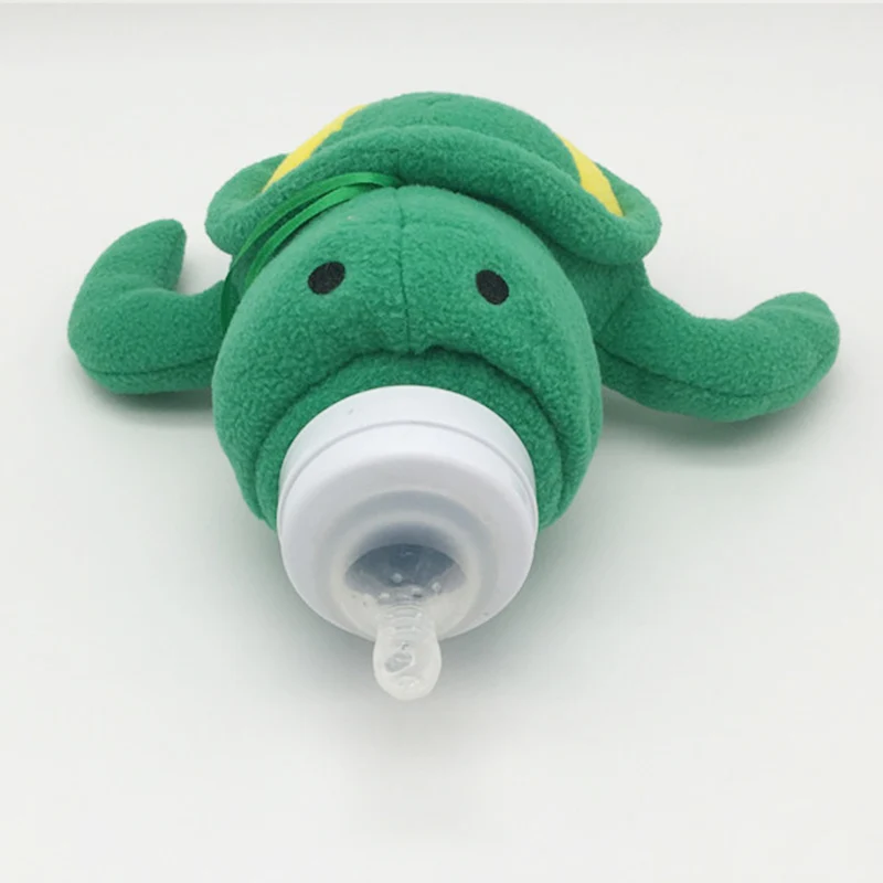 Cute Green Turtle Baby Feeding Bottle Bag//Baby Case Huggers/Baby Feeder Cover/Infant&ampToddler's Plush Toys | Мать и ребенок