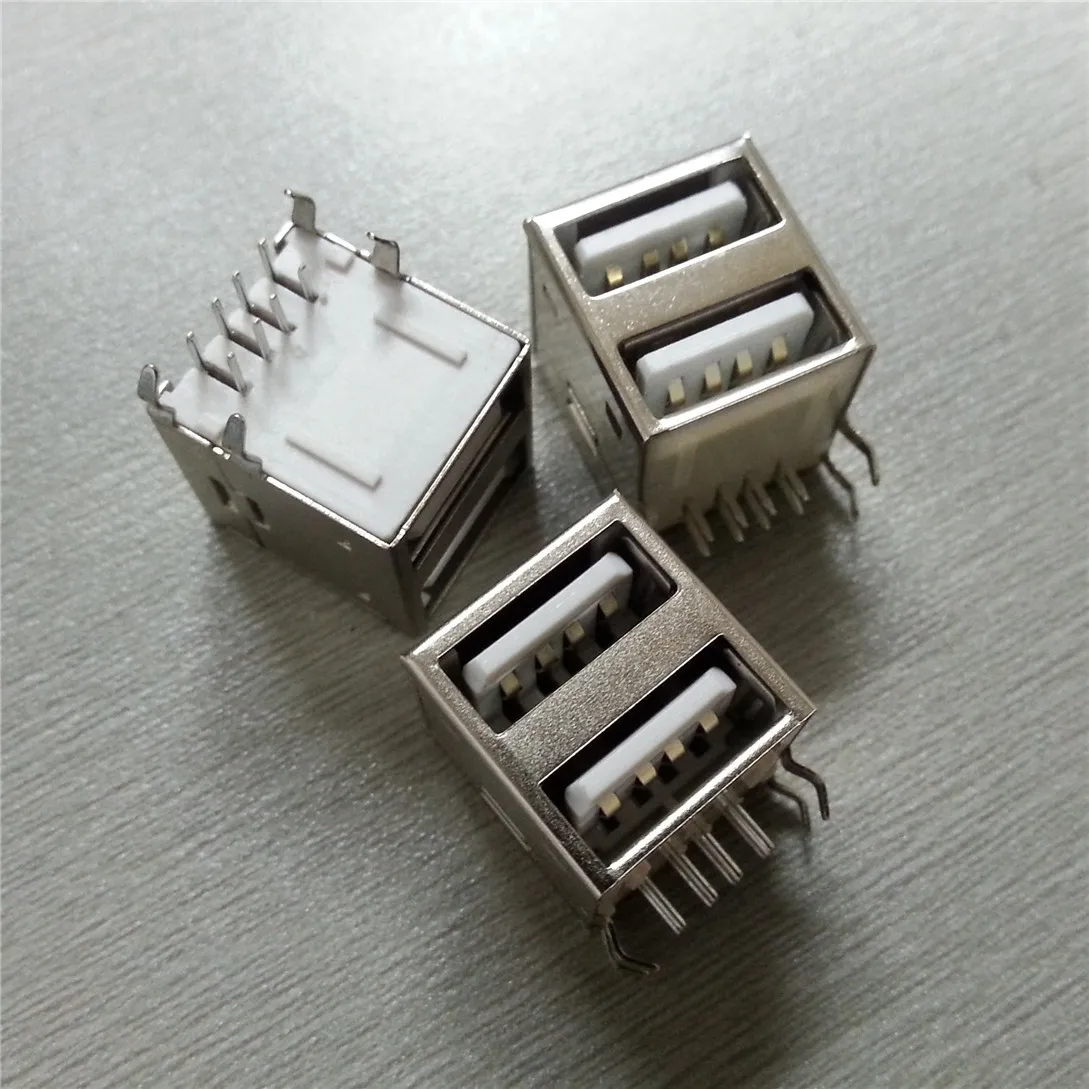 2 шт. коннекторы с двумя USB-разъемами типа А на 90 градусов | Обустройство дома