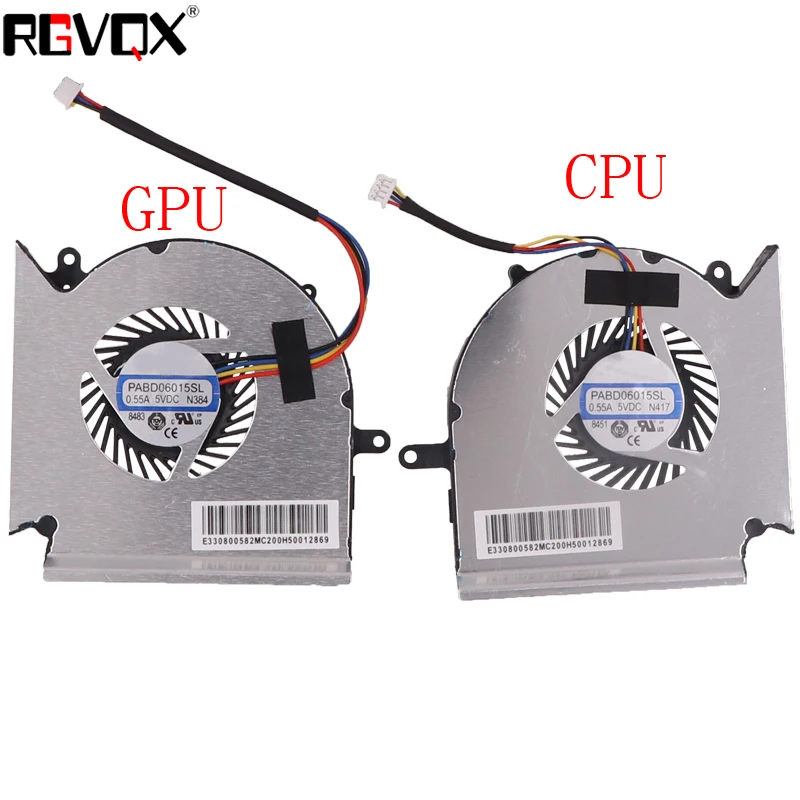 Новинка для MSI GE63VR MS-16P1 GE73VR MS-17C1 CPU & GPU Fan PAAD060105SL N383 N384