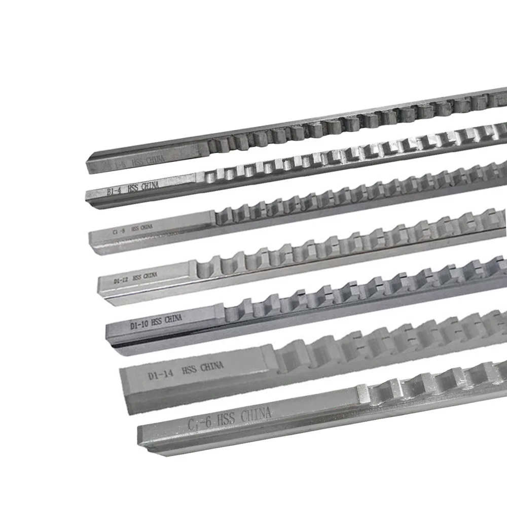 Keyway Broach набор B1-4 B1-5 C1-6 C1-8 D1-10 D1-12 Broaches режущий инструмент CNC Machinine Комплекты с ножом