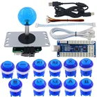 Аркады DIY Kit светодиодный Аркады светодиодный Кнопка пульт дистанционного управления Джойстик нулевой задержкой кодер доска для ПК PS3 механическая клавиатура переключатель для Win