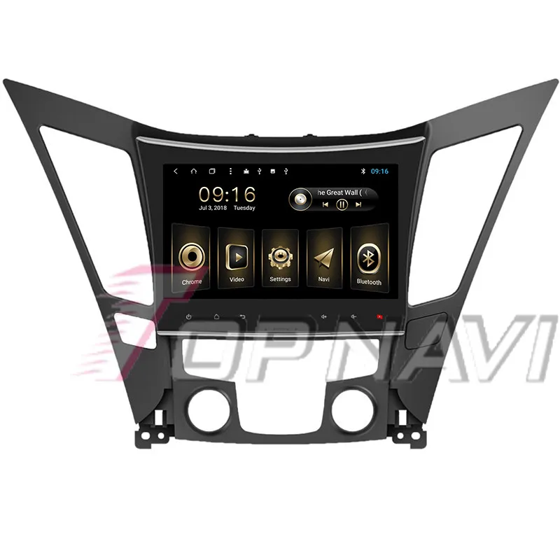 Автомобильный носитель для Hyundai Sonata 2011 2012 2013 2014 2015 9 ''Topnavi Android 8 1 автомобильная