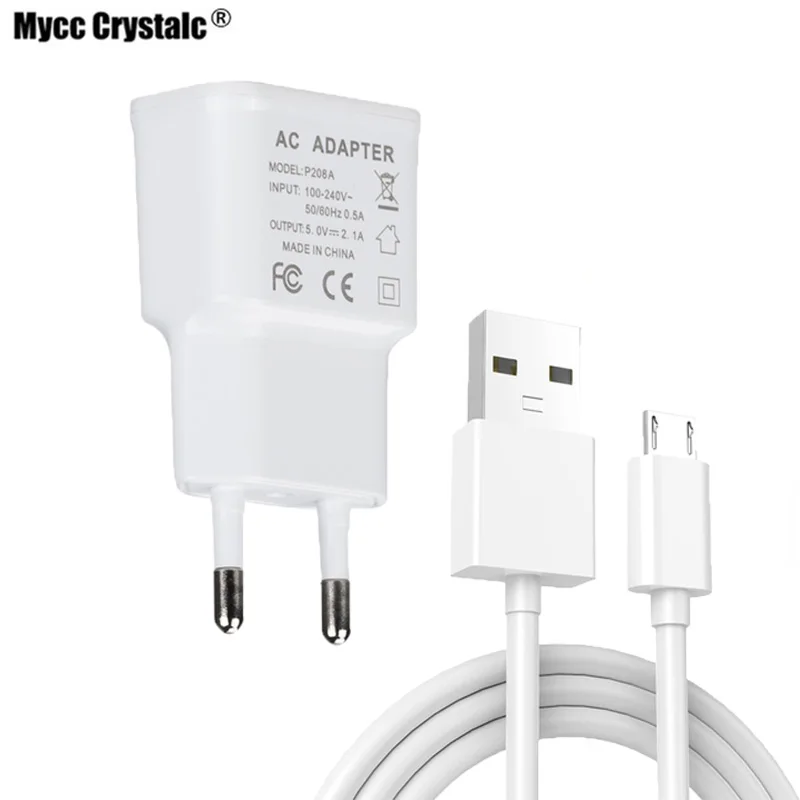 Настенное зарядное устройство с Micro USB портом для BQ BQS 5037 5058 5521 5510 5504 5204 Strike Power Selfie