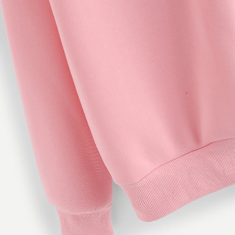 Dotfashion, Розовая Толстовка на завязках с принтом в виде планеты, женская повседневная кофта с капюшоном, весна-осень, длинный рукав, элегантный пуловер