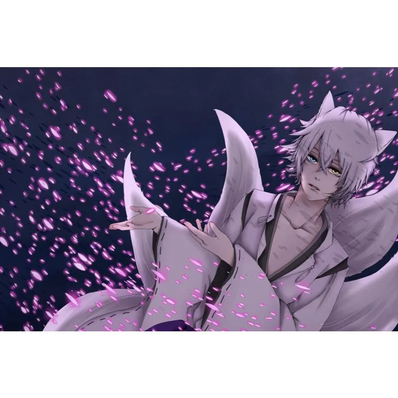 Домашний декор Лисья Секретная служба (inu x boku ss холст ткань тканевый плакат