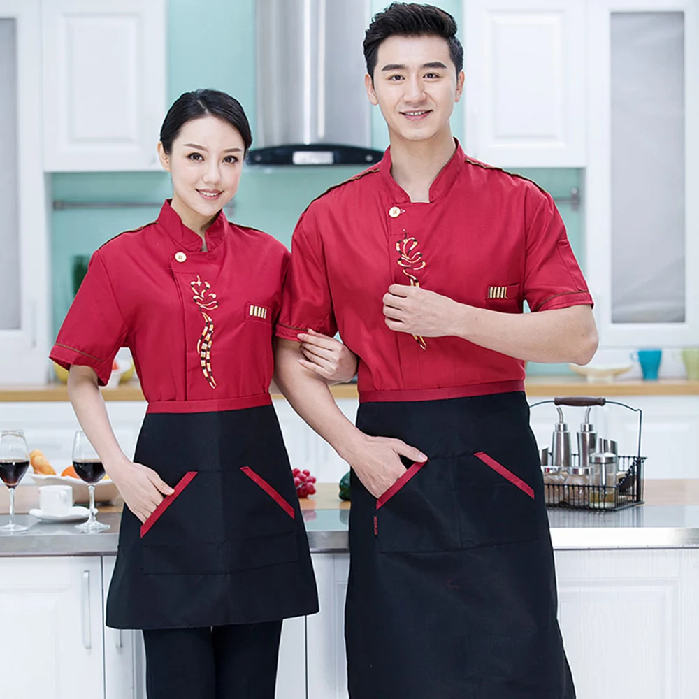 Униформа шеф повара для ресторана кухни дышащая двубортная рубашка куртка +