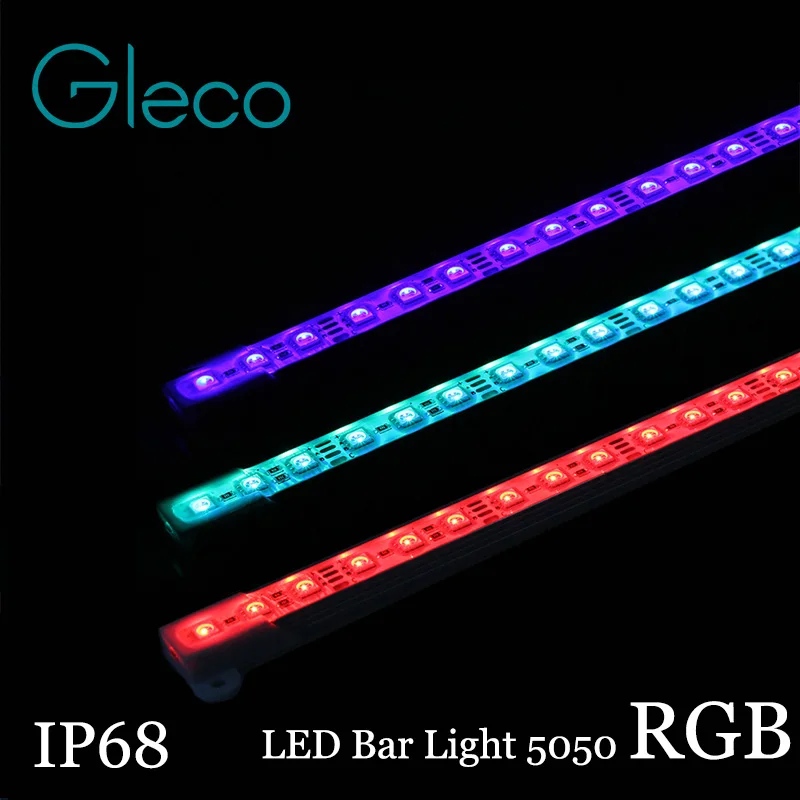2 шт. 5050 RGB светодиодная полоса освещения 12 В постоянного тока 36