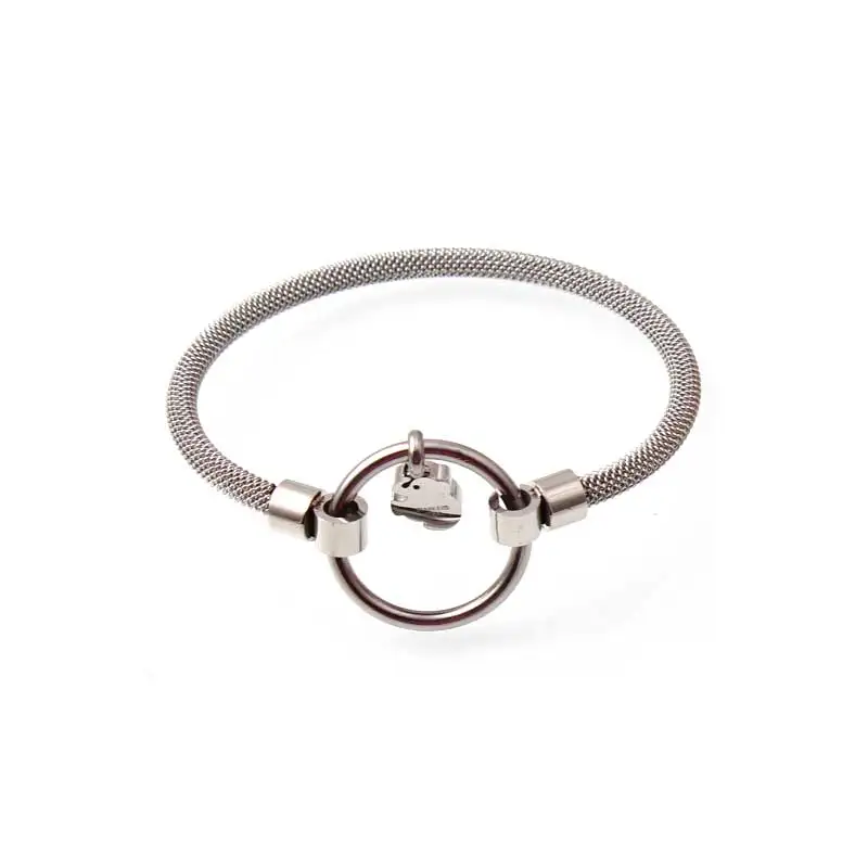 OUFEI Stainless Steel Cuff Bracelets Bangles Barbed Wire Jewelry Accessories Bangles For Women Mass Effect Free Shipping - Окраска металла: Steel color