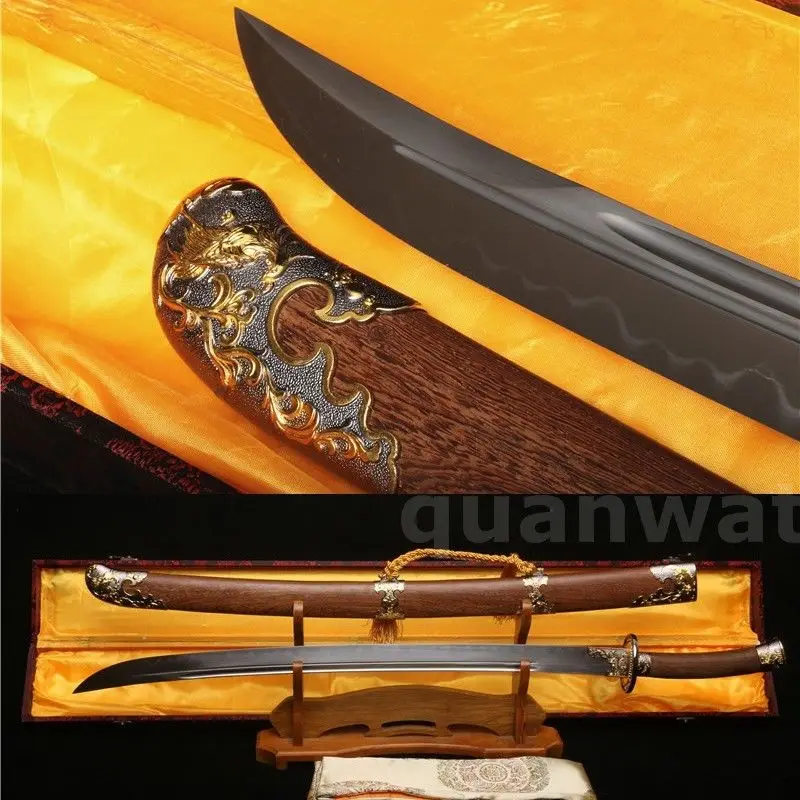 Полностью TANG острая стальная ГЛИНА ЗАКАЛЕННОЕ клинок китайский QING DAO | Дом и сад