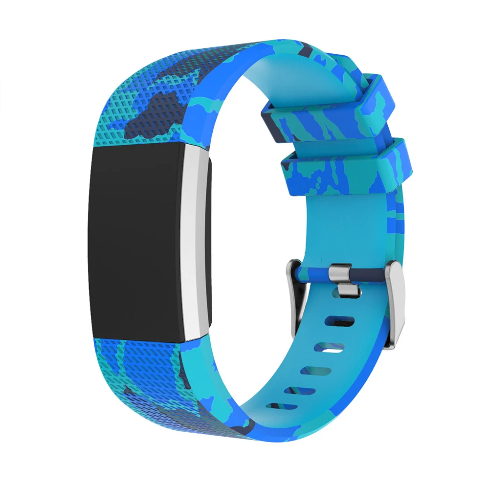 Ремешок силиконовый для смарт-часов Fitbit Charge 2 Размеры S L на выбор | Наручные часы