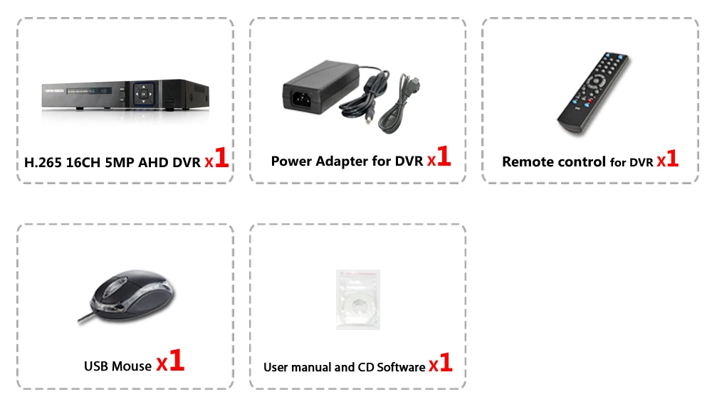 16-канальный видеорегистратор AHD DVR 5MP DVR 16CH AHD CCTV AHD 5MP NVR Поддержка 2560*1920P 5.0MP Камера CCTV видео Регистраторы DVR NVR HVR безопасности Системы