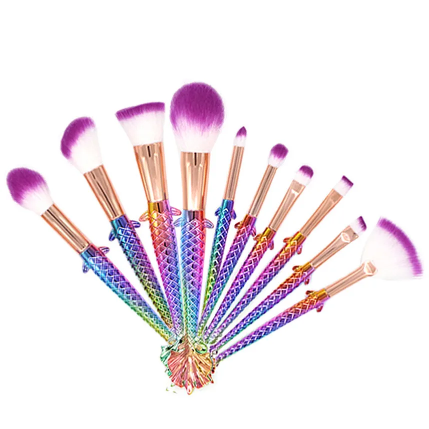 Подходит для быстрого макияжа быстросохнущие 10 шт. макияж русалки основа тени