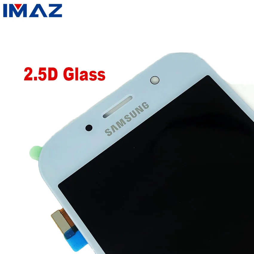 ЖК-дисплей IMAZ 100% SUPER AMOLED для Samsung Galaxy A720 A7 2017 A720F с сенсорным экраном и дигитайзером