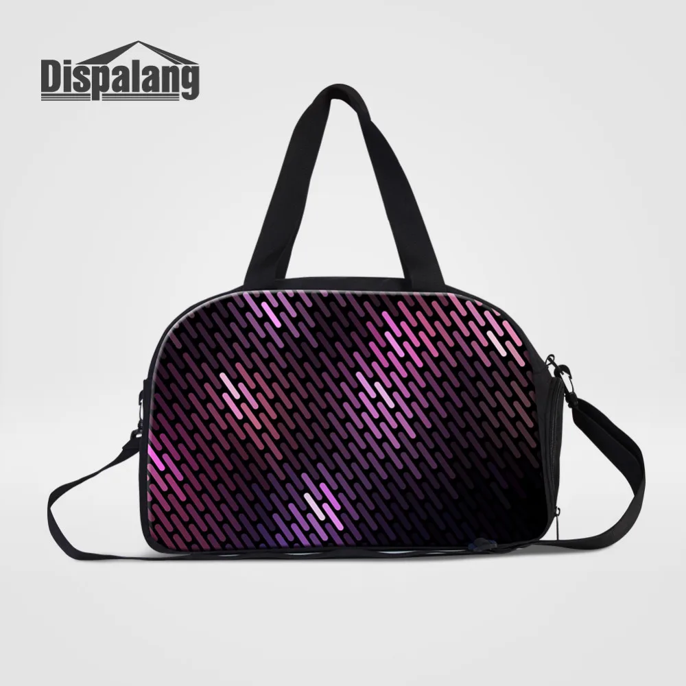 

Dispalang Men Travel Bag Plaid Striped Large Capacity Traveling Bag Women Hand Luggage Duffel Bag Casual Travel Shoulder Bags