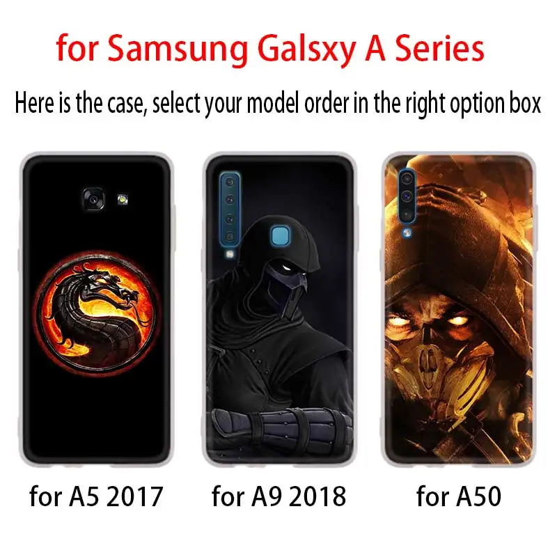 Mortal Kombat чехол для Samsung Галактики A12/A20/A51/A70/A20s/A21s/A32/A50/A50s/A42/A52/A72 5G A8 A7 A6 2018