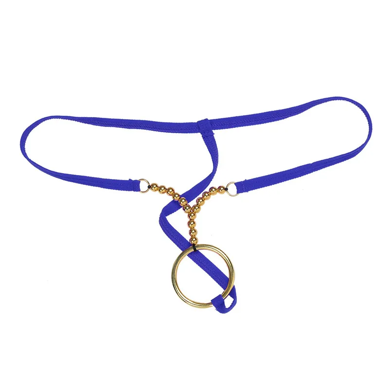 Мужские бриджи MSemis с круглыми кольцами стринги отверстием для пениса бикини в