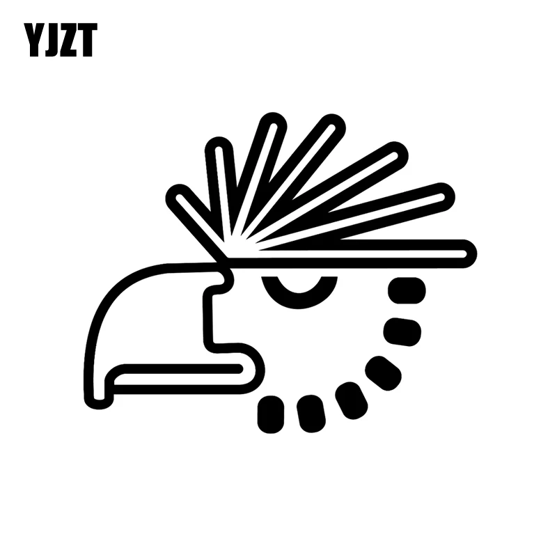 

YJZT 13,9 см * 11,3 см Виниловая наклейка для автомобиля с животными, Филиппинским орлом, стильная наклейка для автомобиля, черная/Серебряная Фото...