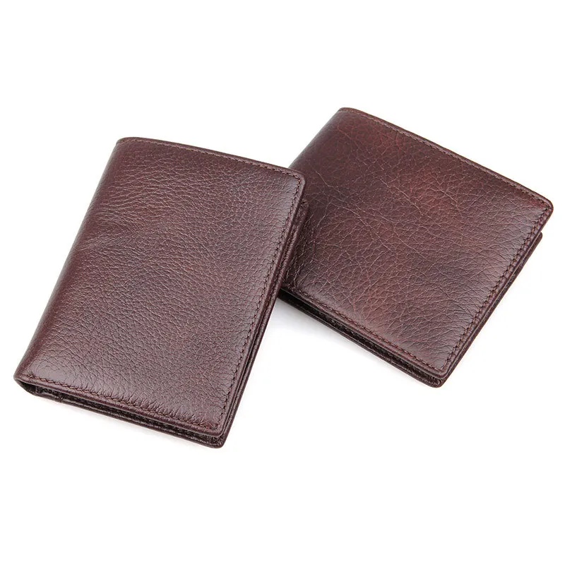 RFID Бумажник Мужчины Подлинная Корова Кожаный Анти Сканирования Кошелек Защита